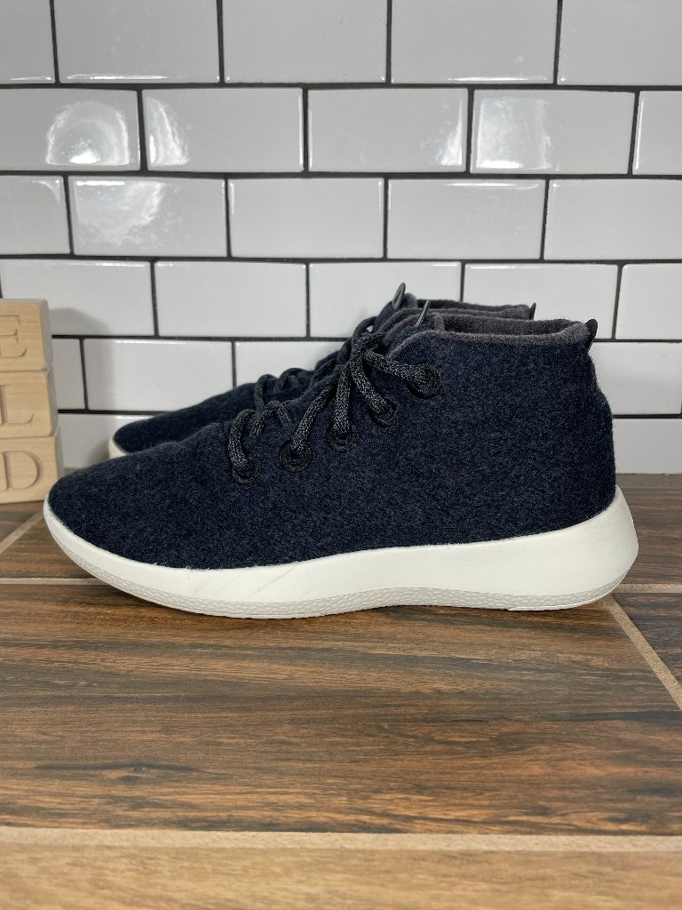 Allbirds Wool Runner Up Mizzle Shoes Womens Size 8 Black Trainers Sneakers